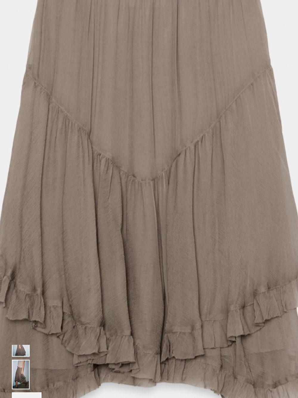 Zara ZW Collection Ruffled Skirt NWT 5344/201/832